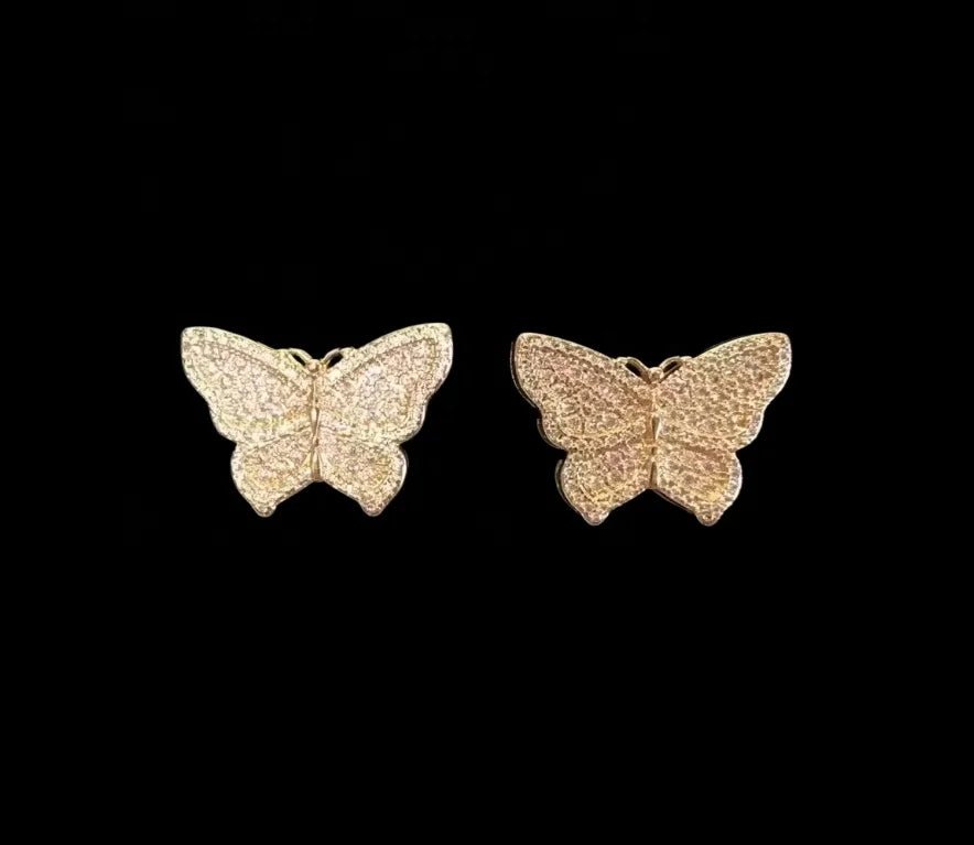 New Baddie Pink CZ Butterfly Set 🎀
