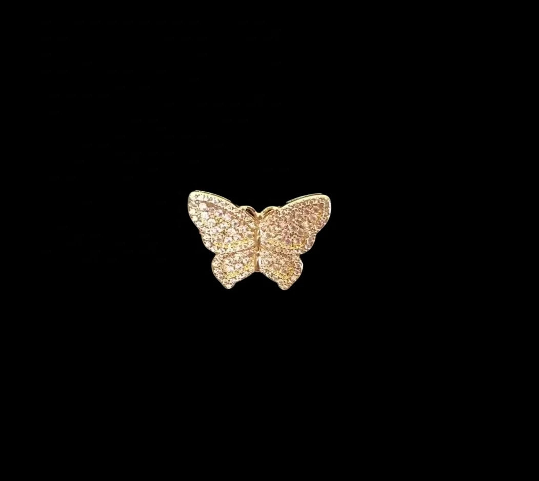 New Baddie Pink CZ Butterfly Set 🎀