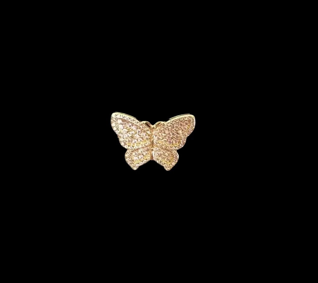 New Baddie Pink CZ Butterfly Set 🎀